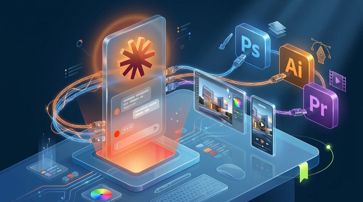 Connecteur Adobe for creativity : piloter toute la suite Adobe depuis Claude (2026)