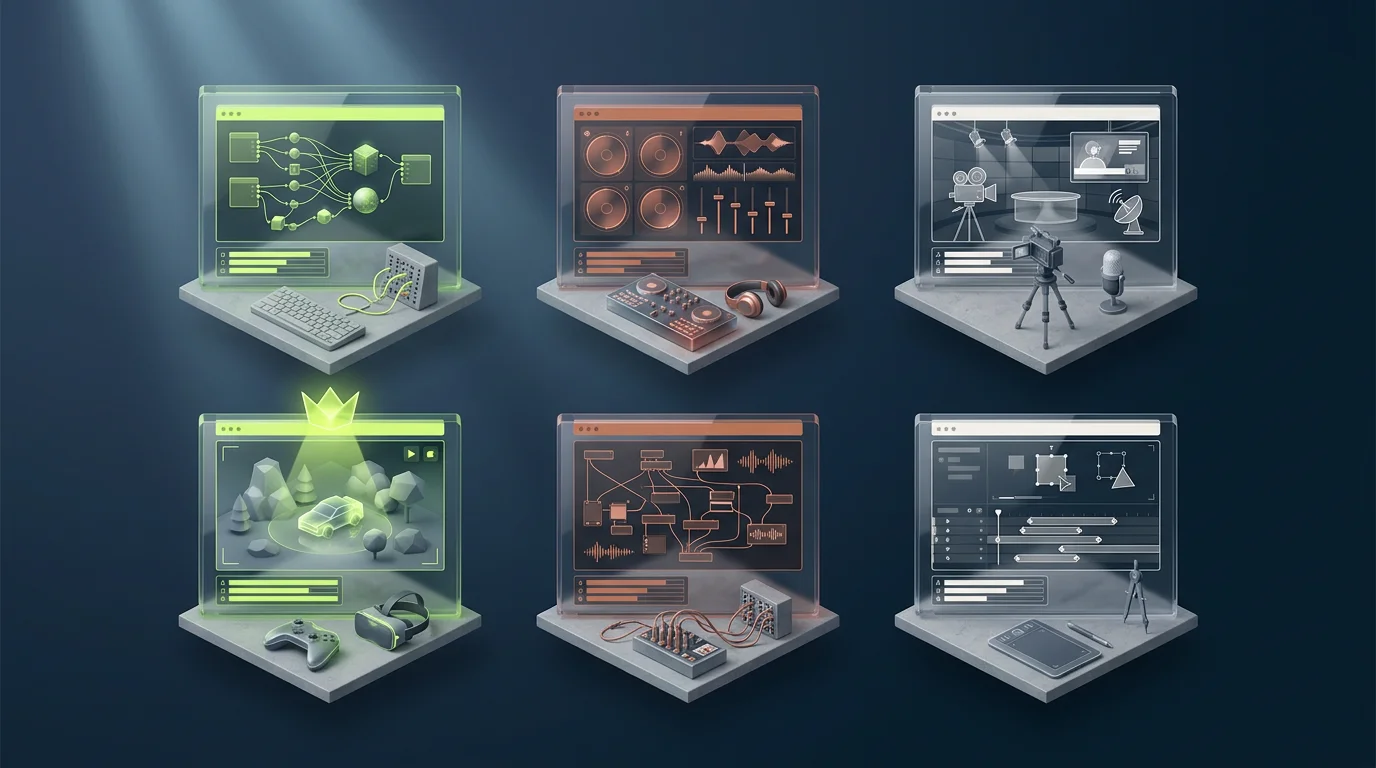 TouchDesigner vs Notch, Resolume, Unreal : quel outil pour vos projets temps réel ?